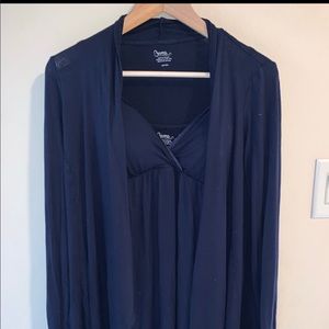 Size Small Nursing/Maternity nightgown and robe
